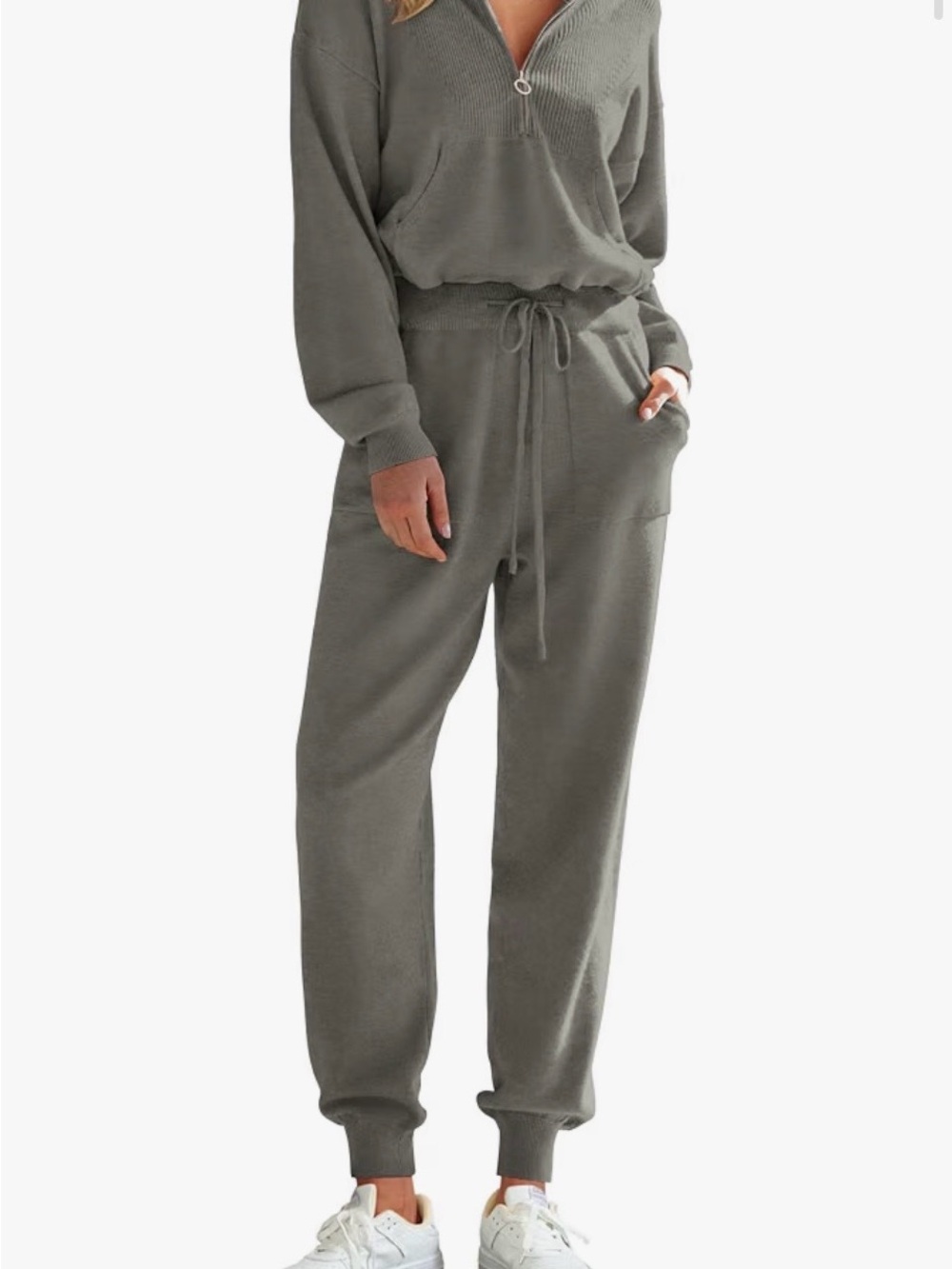 Cozy Drawstring Jogger Pants - Olive